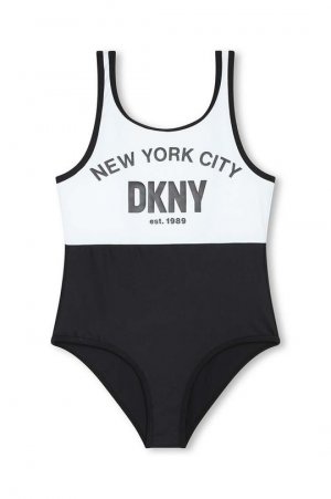 Детский цельный купальник, черный DKNY