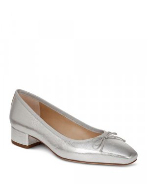 Женские туфли-лодочки без шнуровки Cecile на среднем каблуке , цвет Silver Veronica Beard