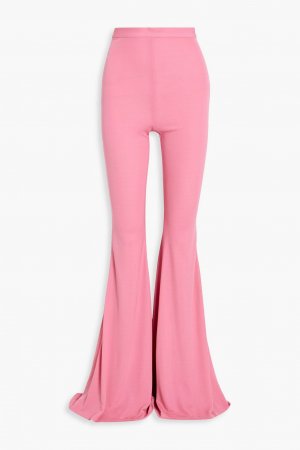 Трикотажные расклешенные брюки BALMAIN, розовый Balmain