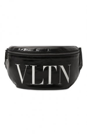 Поясная сумка VLTN Valentino. Цвет: чёрный