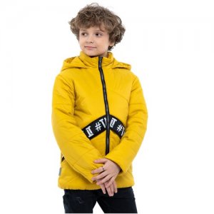 Куртка для мальчика артикул 02120 размер 146/72, цвет горчица Talvi. Цвет: желтый