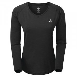 Discern женская беговая рубашка с длинными рукавами DARE 2B, цвет schwarz 2B