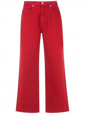 Укороченные брюки Osklen. Цвет: красный