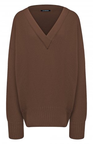 Кашемировый свитер Canessa. Цвет: коричневый