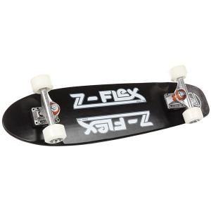 Скейт круизер Z-bar Cruiser 29 Black/White Z-Flex. Цвет: черный