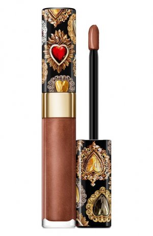 Сияющий лак для губ Shinissimo, оттенок 390 Bronze Feeling (5ml) Dolce & Gabbana. Цвет: бесцветный