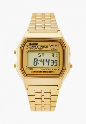 Часы Casio A158WETG-9AEF. Цвет: золотой