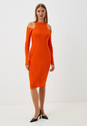 Платье Allegri. Цвет: оранжевый