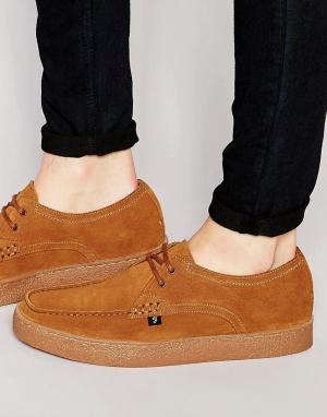 Замшевые туфли-криперы Form Lo Farah. Цвет: коричневый