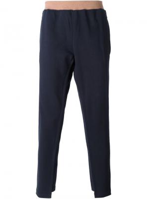 Многослойные спортивные брюки Marni. Цвет: синий