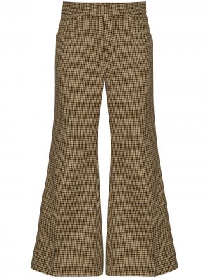 Укороченные расклешенные брюки 2 1952 Moncler. Цвет: коричневый