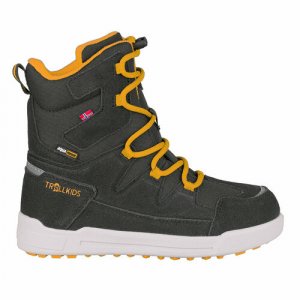 Ботинки Kids Finnmark Winter Boots, размер 33, черный, желтый Trollkids. Цвет: черный/желтый/серый