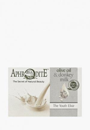 Мыло Aphrodite оливковое, Эликсир молодости с молоком ослиц,100 гр. Цвет: бежевый
