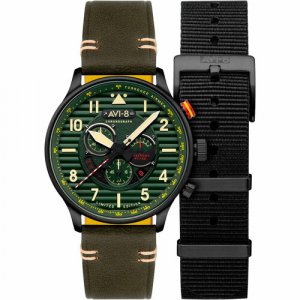 Наручные часы , зеленый AVI-8. Цвет: зеленый