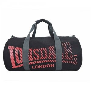 Сумка Lonsdale Barrel Bag Black/Red -. Цвет: черный