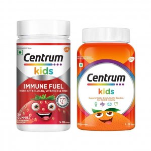 Набор жевательных конфет для детского иммунитета (30 шт + 30 шт), Kids Immune Fuel Gummies & Set, Centrum
