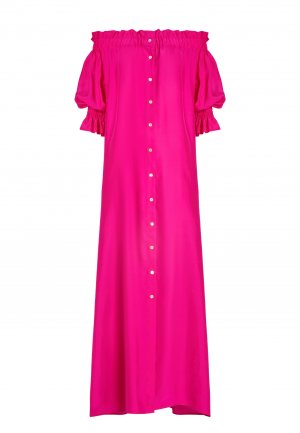 Платье SIMONETTA RAVIZZA. Цвет: розовый