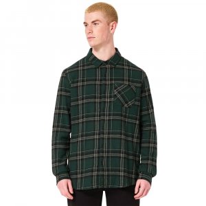 Рубашка с длинным рукавом Podium Plaid Flannel, зеленый Oakley