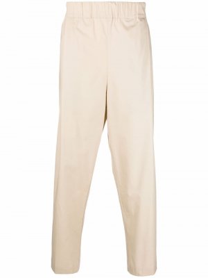 Elasticated-waist trousers Laneus. Цвет: бежевый