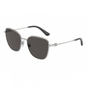 Солнцезащитные очки Dolce & Gabbana DG 2293 05/87 05/87, серебряный, серый. Цвет: серый/серебристый