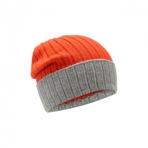 Кашемировая шапка Johnstons Of Elgin. Цвет: оранжевый