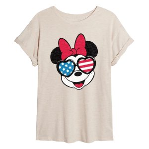 Очки с флагом 's Minnie Mouse для детей и струящаяся футболка Disney
