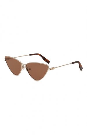 Солнцезащитные очки MCQ. Цвет: коричневый