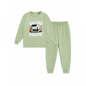 Пижама , размер 128, зеленый Bossa Nova. Цвет: зеленый