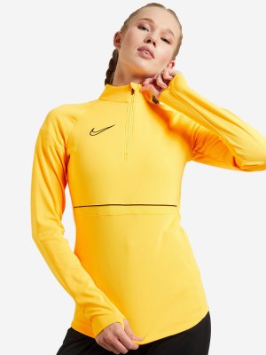 Джемпер футбольный женский Dri-FIT Academy, Оранжевый, размер 40-42 Nike. Цвет: оранжевый