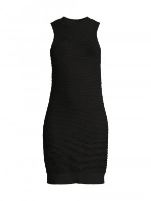 Детское волнистое вязаное платье-свитер из хлопка, черный 525 America