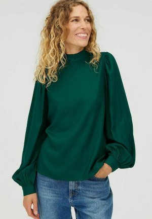 Блузка с длинным рукавом, зеленый mbyM