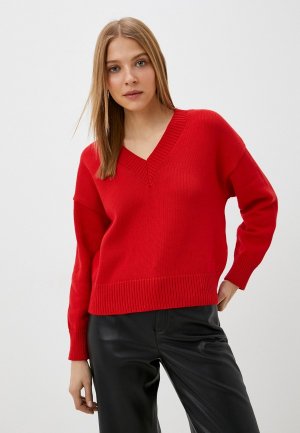 Пуловер Asur. Цвет: красный