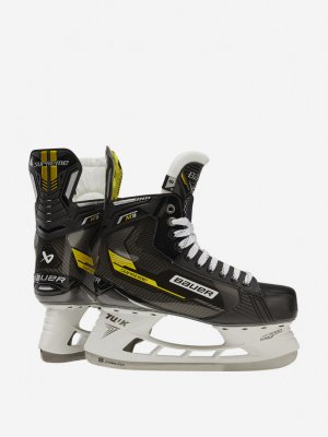Коньки хоккейные Supreme M3 Skate SR, Черный Bauer. Цвет: черный
