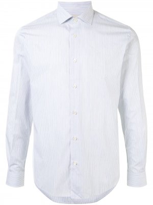 Полосатая рубашка с длинными рукавами Kent & Curwen. Цвет: синий