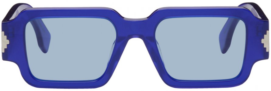 Синие солнцезащитные очки Maiten Marcelo Burlon County of Milan