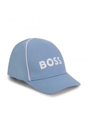 Детская хлопковая шапочка Boss, синий BOSS