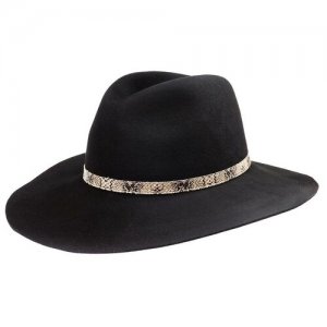 Шляпа федора BETMAR B1671H TESSA, размер 56. Цвет: черный