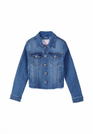 Куртка джинсовая 5.10.15. Цвет: синий