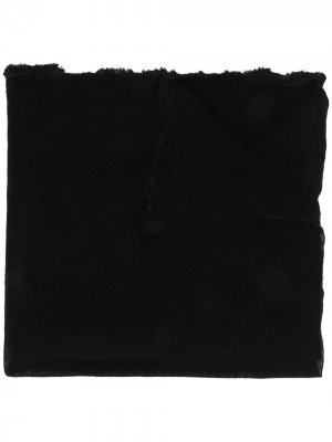 Кашемировый шарф с бахромой Altea. Цвет: черный