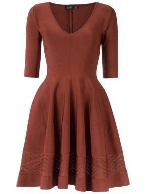 Knitted dress Gig. Цвет: коричневый