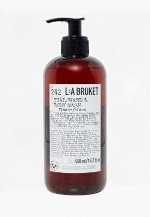 Жидкое мыло La Bruket питательное 242 Elder Hand & Body Wash 450 мл. Цвет: прозрачный
