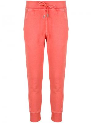 Fitted track trousers Dsquared2. Цвет: жёлтый и оранжевый