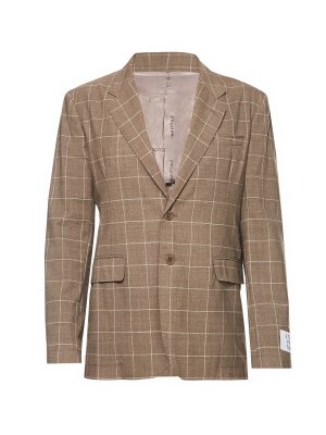 Костюмный пиджак ETUDES. Цвет: коричневый