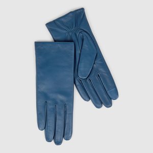 Перчатки GLOVES W ECCO. Цвет: голубой