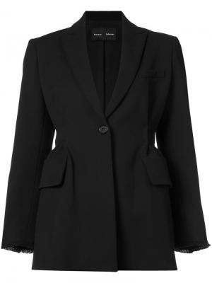 Однобортный пиджак Proenza Schouler. Цвет: чёрный