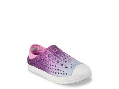 Слипоны детские Foamies Guzman Steps, розовый / фиолетовый синий Skechers