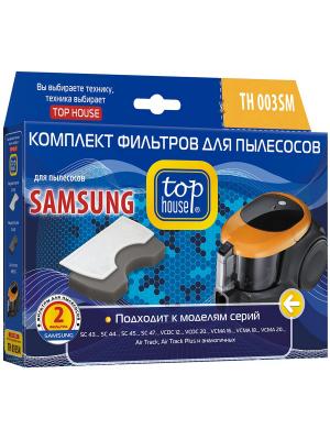 Top house TH 003SM Комплект фильтров для пылесосов SAMSUNG, 2 шт.. Цвет: синий