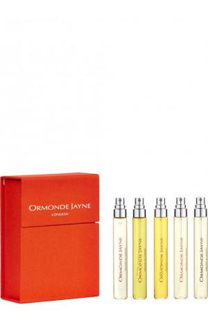 Дорожный парфюмерный набор: Osmanthus, Frangipani, Champaca, Taif, Qi Ormonde Jayne. Цвет: бесцветный