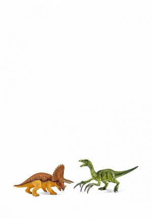 Набор игровой Schleich Трицератопс и Теризинозавр. Цвет: разноцветный