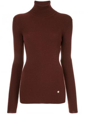 Трикотажный свитер Nina Ricci. Цвет: красный